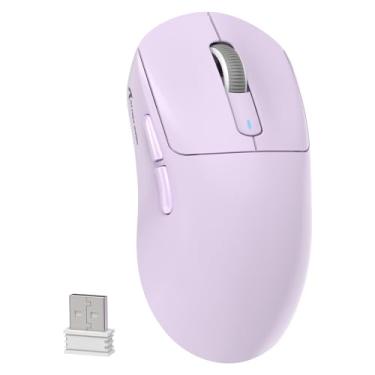 Imagem de MAMBASNAKE Mouse para jogos sem fio Attack Shark X3, ultraleve de 49 g, PixArt PAW3395 26000 DPI, Bluetooth/2,4 GHz/modo triplo com fio, bateria recarregável de 200 horas, interruptor Kailh GM8.0 para