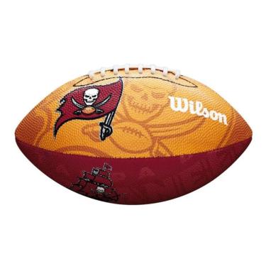 Imagem de Bola de futebol americano wilson nfl team logo jr tampa bay bucanneers