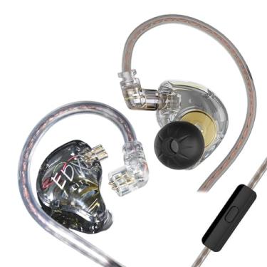 Imagem de Fone de ouvido de música, fone de ouvido para jogos, driver dinâmico super linear para monitor intra-auricular EDX Lite, plugue de 3,5 mm, design ecológico