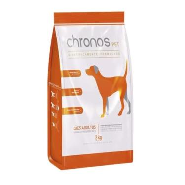 Imagem de Alimento Chronos Ração Para Cães Adultos Raças Médias Sabor Frango 3Kg (3kg)