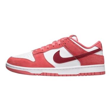 Imagem de Nike Tênis feminino W Dunk Low VdayRunning, Branco/vermelho da equipe-adobe vermelho dragão, 6 UK (8.5 US)