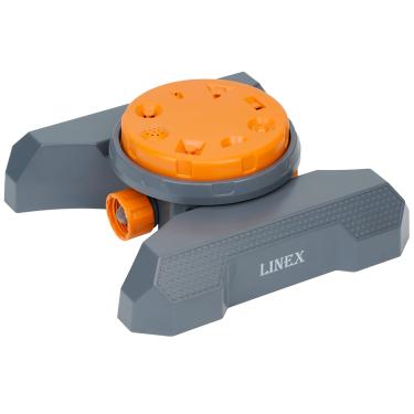 Imagem de LINEX Aspersor de 8 padrões para quintal, irrigador de água de gramado para irrigar pequenos e grandes jardins, quintais e gramados