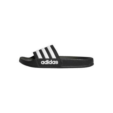 Imagem de Chinelo Slide Adidas Adilette Shower Infantil Preto Branco 32-33