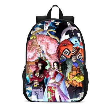 Imagem de Mochila Escolar Infanto Juvenil Anime One Piece Piratas Novidades 0416-Unissex