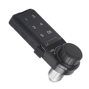 Imagem de Fechadura Codificada Elétrica Com Teclado Sensível Ao Toque, Armário Digital de Segurança Em Material ABS, Design Compacto para Agente, Escola, SPA (Tamanho de instalação L=30)