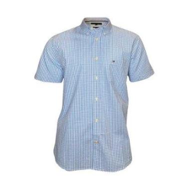 Imagem de Camisa Xadrez Tommy Hilfiger Azul-Masculino