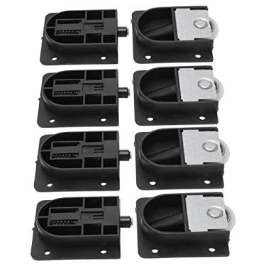 Imagem de Roda de Polia de Guarda-roupa Com Rolo Deslizante de 25 Mm, Operação Suave e Silenciosa Com Forte Capacidade de Rolamento, 4 Conjuntos para Móveis de Armário