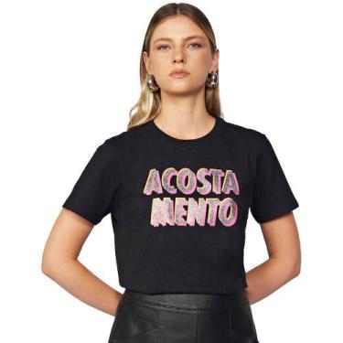 Imagem de Camiseta Acostamento Named Pr25 Preto Feminino