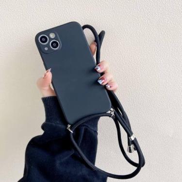 Imagem de Crossbody colar cinta cordão cabo quadrado silicone caso de telefone para huawei p20 p30 lite p40 p50 pro mate 9 10 20 30 capa, x4, para p30 pro