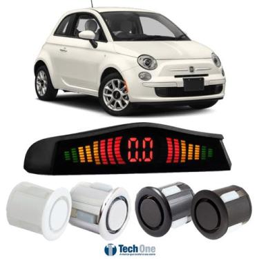 Imagem de Sensor De Estacionamento Ré Display Led Fiat 500 - Tech One, Grafite