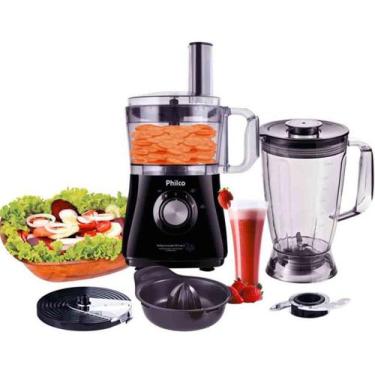 Imagem de Multiprocessador De Alimentos Philco 3em1 Citrus 800wt 220v, Preto, 22