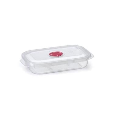 Imagem de Pote Retangular Transparente Raso Com Válvula 460 ML - NITRON, U