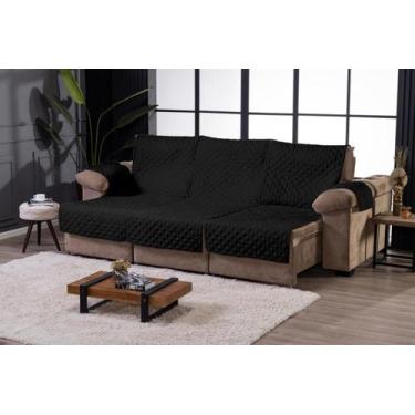 Imagem de Protetor Para Sofá Retrátil e Reclinável de 3 Módulos 2,40 Metros Com 