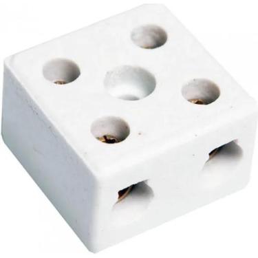Imagem de Kit 10 Conectores de porcelana 2 polos 16mm 50AA - chuveiro - G20