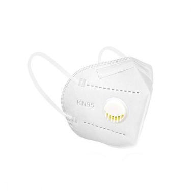 Imagem de Máscara Não Reutilizável com Válvula de Respiração KN95 Com - Máscara 