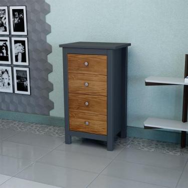 Imagem de Mesa de Cabeceira 4 Gavetas Amélia - Parpinelli