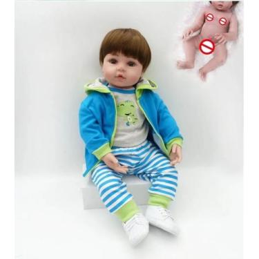 Imagem de Bebê Reborn Menino Realista 100% Silicone 47cm  - Rafael - PRO BABY
