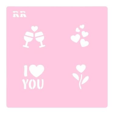 Imagem de Stencil Amor 1 - Ref. 4069 - 1 unidade - RR Cortadores - Rizzo