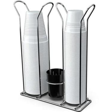 Imagem de Suporte Conjunto Organizador Copos Descartáveis 80ml A 200ml - MV Util