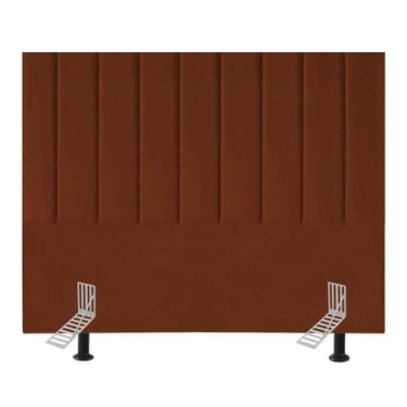 Imagem de Cabeceira Cama Casal Box Queen 160 cm Sara Veludo E Frame - Online Con