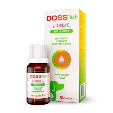 Imagem de Suplemento Vitamínico Doss Vet Gotas Cães e Gatos Avert - 5mL - AVERT 