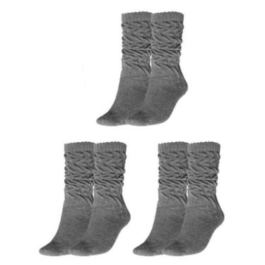 Imagem de 3 Pares de Meia Aeróbica Feminina Trifil T07048, Mescla, 35 - 38