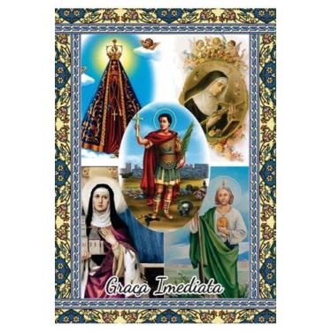 Imagem de 1000 Santinho da Graça Imediata Milheiro (oração no verso) - 7x10 cm -