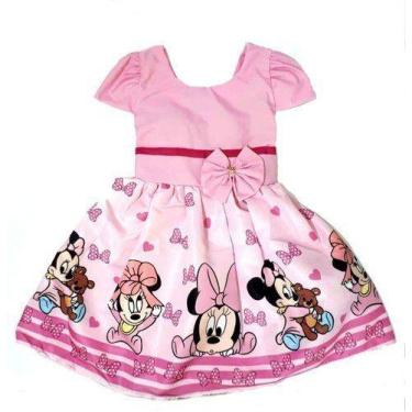 Imagem de Vestido Temático Ratinha Baby - Pequenos Encantos Baby, Rosa, GG 8/10 