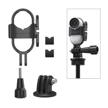 Imagem de LIBOQIAO Adaptador de montagem dobrável para Insta360 GO 3S/GO 3 - Suporte de câmera vertical-horizontal - compatível com leitor rápido original - Preto