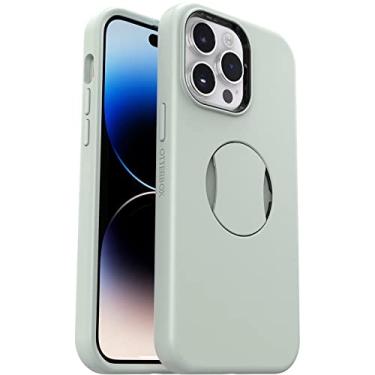 Imagem de OtterBox Capa OTTERGRIP Symmetry Series para iPhone – Embalagem não varejista (Chill Out Green, iPhone 14 Pro Max)