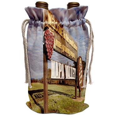 Imagem de 3dRose California, Napa Valley, placa de boas-vindas - US05 WBI1742-Walter Bibikow- Bolsa para vinho, 34,3 x 21,5 cm, bolsa de vinho, bege