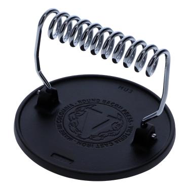 Imagem de Victoria Espremedor redondo de ferro fundido com cabo de arame, pré-temperado com óleo de linhaça, feito na Colômbia