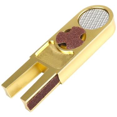 Imagem de UPIQNG Ferramenta de ponta de taco de bilhar em forma de U, aparador de ponta de taco de bilhar, lixadeiras, portátil, 3 em 1, multifuncional, mini ferramenta de reparo de ponta de sinuca