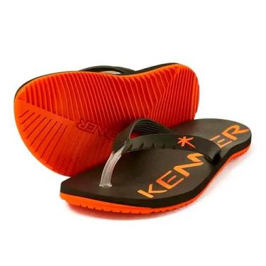 Imagem de Chinelo sandalia kenner red laranja e preto original, Preto, 40