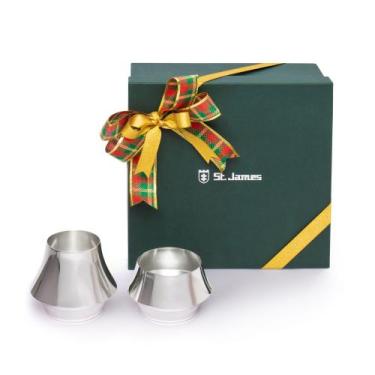 Imagem de Vaso Femme Níquel Médio e Vaso Femme Níquel Pequeno - St James