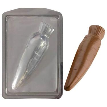 Imagem de Forma de Silicone para Chocolate - Cenoura - 10 Unidades - Crystal For