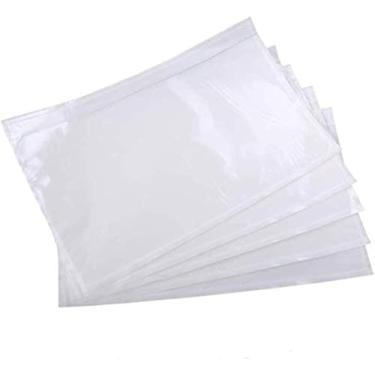 Imagem de 15,24 cm x 22,86 cm adesivo transparente para lista de embalagem sacos de lista de embalagem Envelopes de etiqueta de envio (pacote com 200)