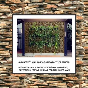 Imagem de Papel Adesivo Envelopamento Decoração Móveis Parede Geladeira Contact 