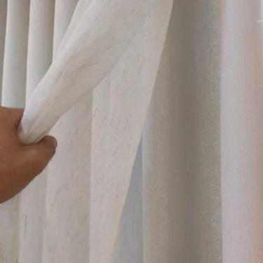 Imagem de Cortina Franzida Para Bastão 6,00x2,50 Linho Com Blackout - Salvatex C