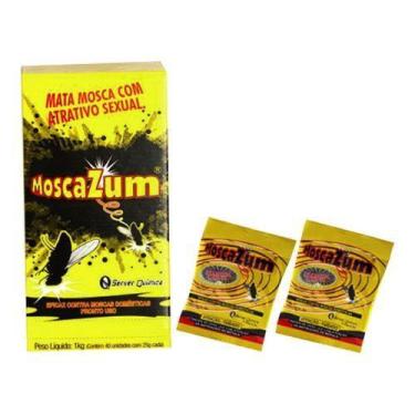 Imagem de Moscazum Mata Moscas Caixa Com 40 Sachês