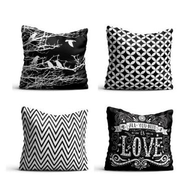 Imagem de 4 Capas de almofada  42x42  buda e mandala tiffany Atelier Valverde