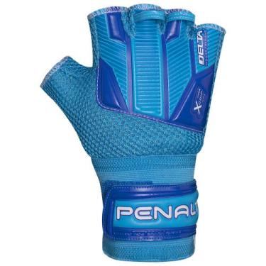 Imagem de Luva Goleiro Futsal Penalty Delta Indoor X, Azul, 10, Unissex