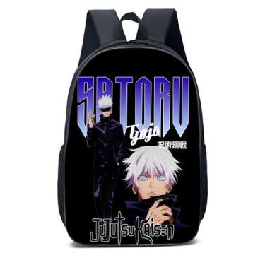 Imagem de Mochila Escolar Infanto Juvenil Anime Gojo Jujutsu Kaisen Novidades 05