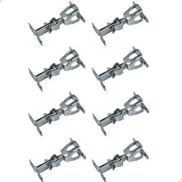 Imagem de Fixa Porta Prendedor de Pressao Prende Na Parede Cromado Batedor - Ren