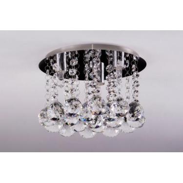 Imagem de Lustre Plafon Cristal Egípcio Importado 20cm Redondo 552/20 - IluminaM