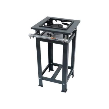 Imagem de Fogão Industrial 1 Boca 30x30 Alta Pressão P7 Lux - MetalFour