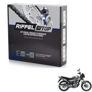 Imagem de Kit relação c/ret Cg Titan 150 04-15 Riffel