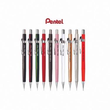 Imagem de Lapiseira Profissional Sharp 0.5mm P205 Cores Variadas Pentel, Branca