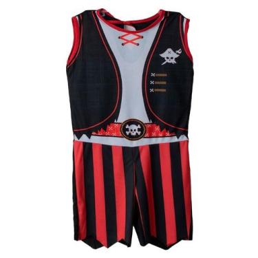 Imagem de Fantasia de Pirata Infantil Festa Carnaval Halloween - Regina