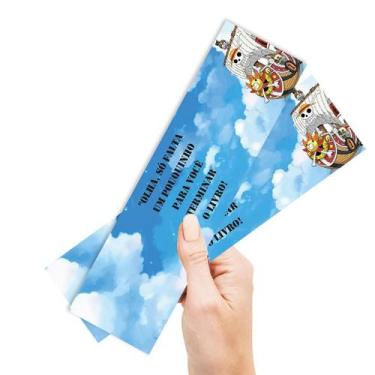 Imagem de 100 Marca página Geek, Anime, One piece, Variações - Teodoro Impressos